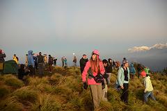 Poon Hill 01 Waiting For Sunrise With A Full Moon